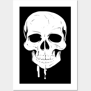 Melting Skull Posters and Art